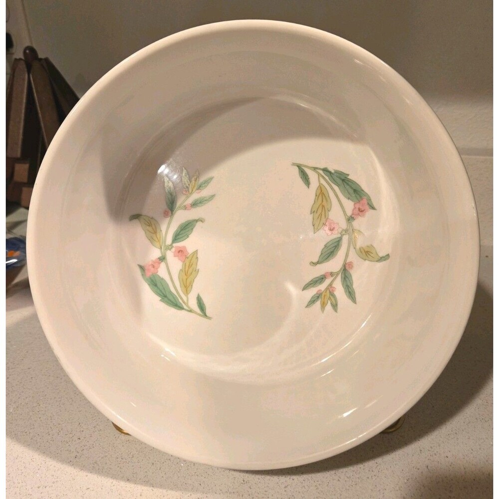 Vintage Shafford Souffle Dish | Herbs and Spices Porcelain, 7.5 inch